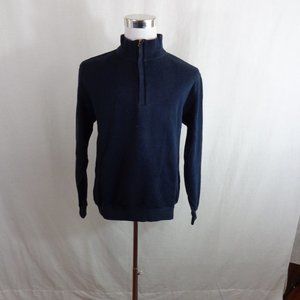 CUTTER & BUCK MEN'S SWEATER SZ L BLUE PULL OVER.